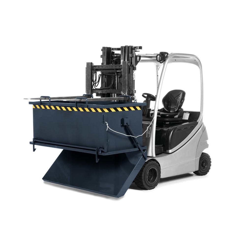 Productafbeelding nr. 2: RR-Industrietechnik® Bodemklepcontainer type RKB, inhoud 0,5 m³, RAL 7016 antracietgrijs