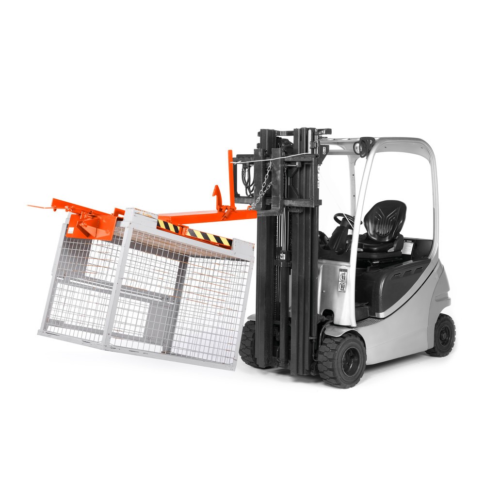 Productafbeelding nr. 2: RR-Industrietechnik® Kantelinrichting voor gitterboxen type RGW, draagvermogen 450 kg, RAL 2004 zuiver oranje