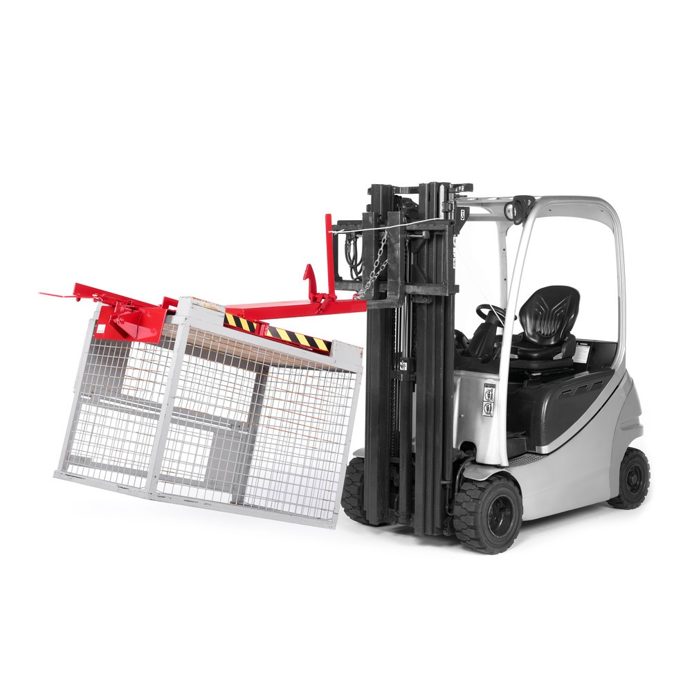 Productafbeelding nr. 1: RR-Industrietechnik® Kantelinrichting voor gitterboxen type RGW, draagvermogen 450 kg, RAL 3000 vuurrood