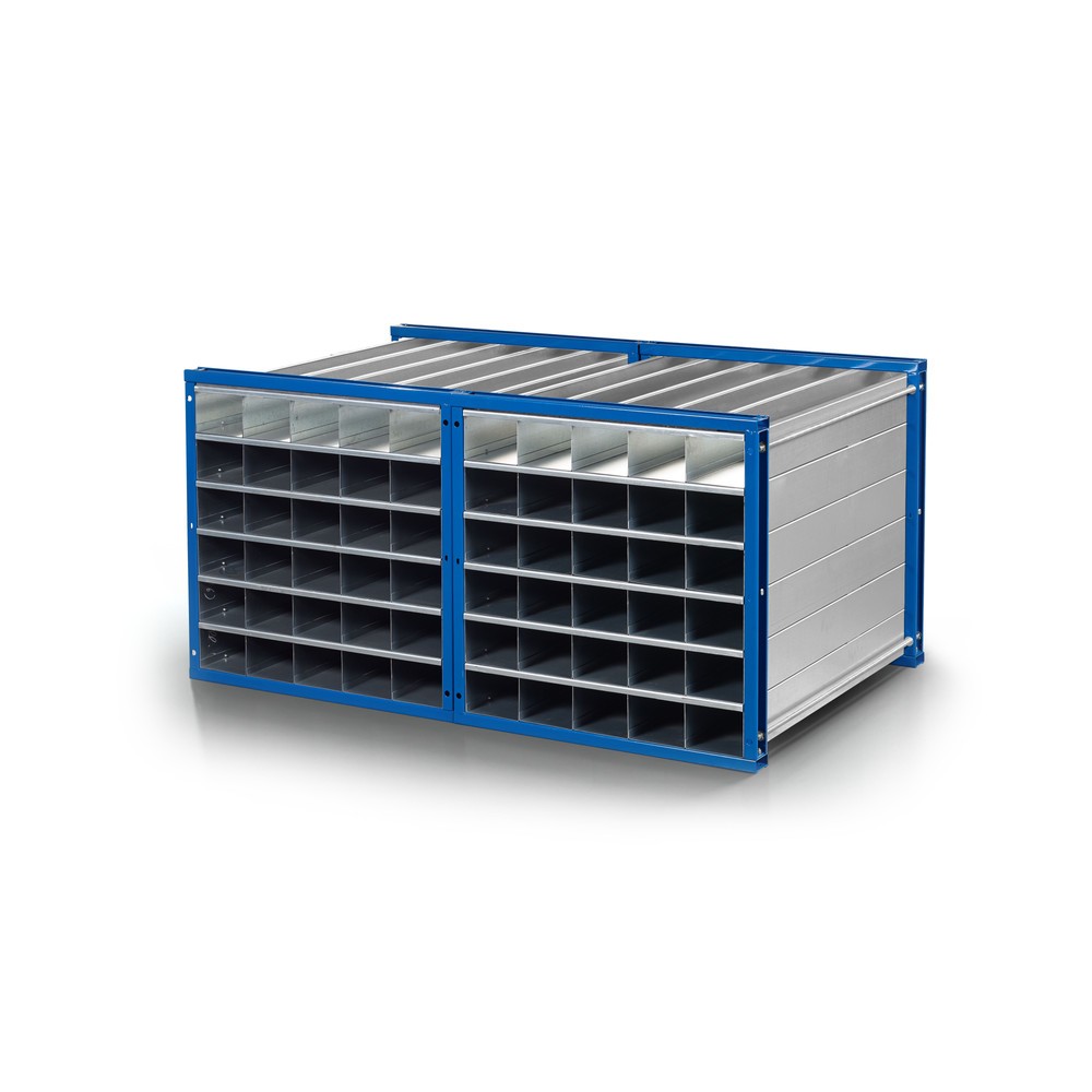 Productafbeelding nr. 2: RR-Industrietechnik® honingraatrek type RWR, hxbxd 1.000 x 1.000 x 1.000 mm, aantal onderwerpen 12