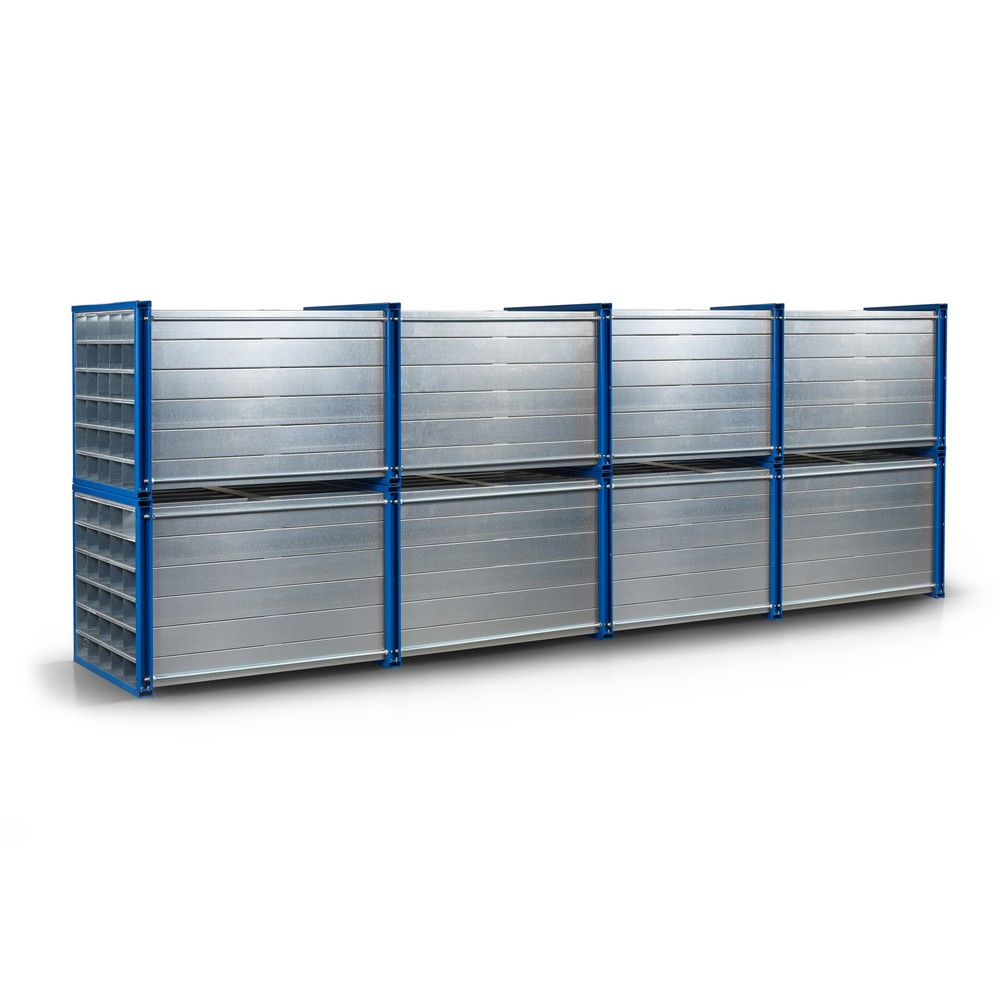 Product afbeelding: RR-Industrietechnik® Honingraatstelling type RWR, h x b x d 1.000 x 1.000 x 6.000 mm, aantal vakken: 48