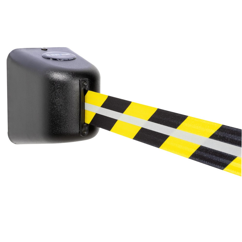Productafbeelding nr. 1: RS-GUIDESYSTEMS® bandcassette GLW 425 REFLECTO, wandmontage, lengte 5 m, breedte 50 mm, behuizing zwart, lint rood/wit