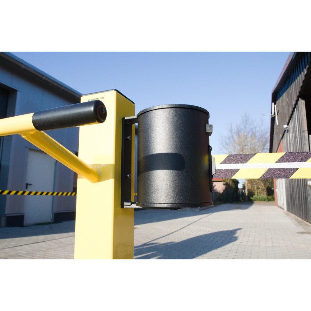 Productafbeelding nr. 3: RS-GUIDESYSTEMS® afzetpaal met lint GLA 2000-E REFLECTO, lengte 2x 18 m, breedte 50 mm, paal geel, lint zwart/geel