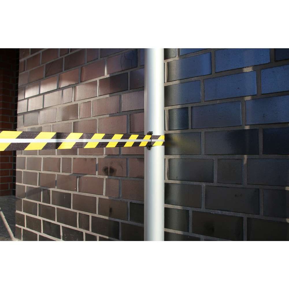 Productafbeelding nr. 2: RS-GUIDESYSTEMS® bandcassette GLW 45-E REFLECTO, wandmontage, lengte 2,3 m, breedte 50 mm, behuizing geel, lint zwart/geel