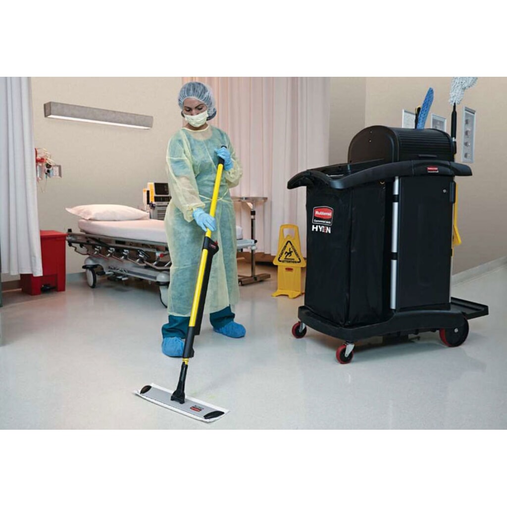 Productafbeelding nr. 2: Rubbermaid® microvezelmop voor eenmalig gebruik, rood