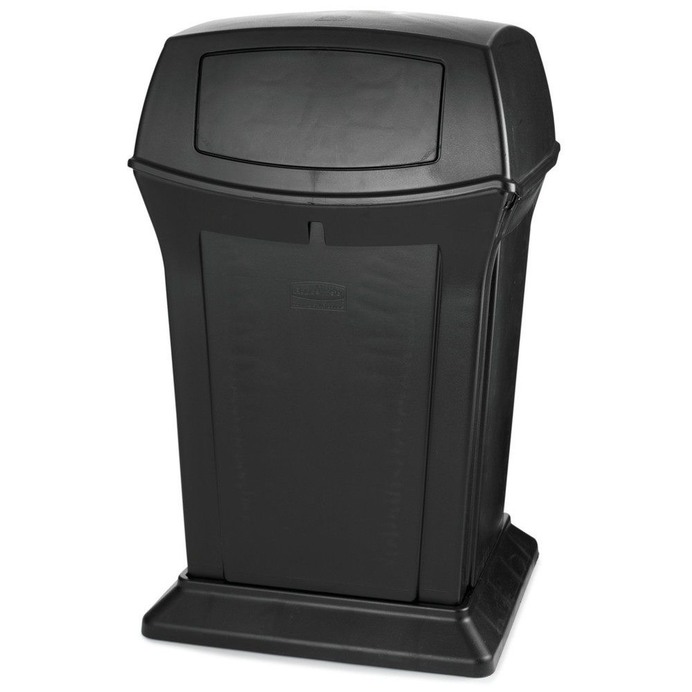 Productafbeelding nr. 1: Rubbermaid Ranger® Afvalcontainer, 2 Flaps, 170,3 liter, Zwart