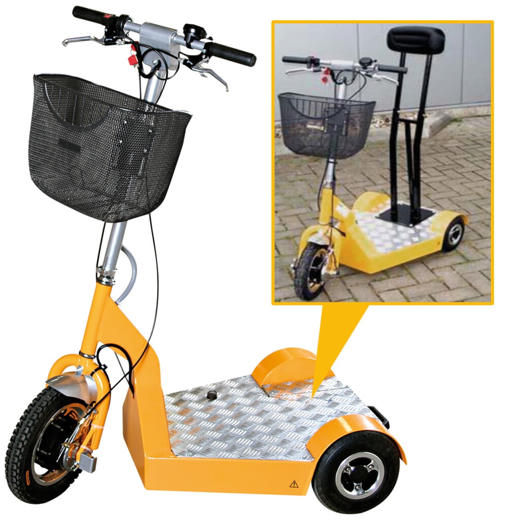 Product afbeelding: Rugleuning voor elektrische transportstep Ameise® 2000