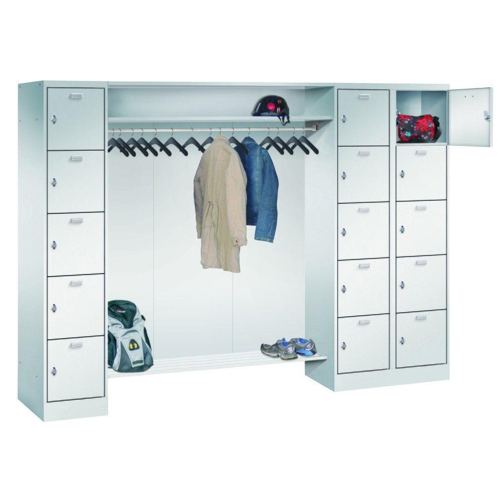 Product afbeelding: Achterwand voor PAVOY lockerkast met 15 opbergplaatsen, 3x 450 mm