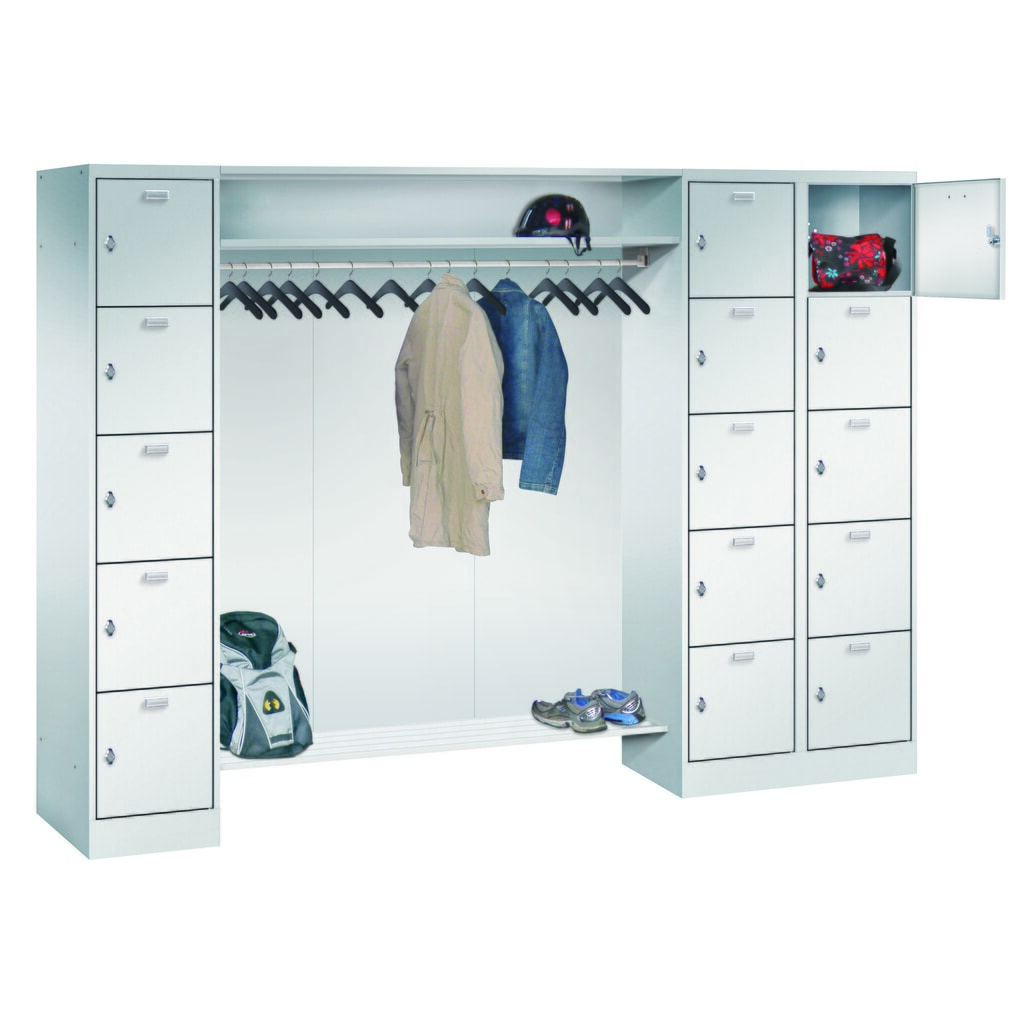 Achterwand voor PAVOY lockerkast met 15 opbergplaatsen, 3x 450 mm Product afbeelding: Achterwand voor PAVOY lockerkast met 15 opbergplaatsen, 3x 450 mm