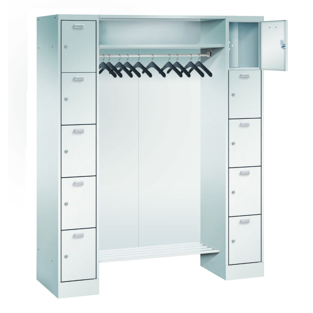 Achterwand voor PAVOY lockerkast met 10 opbergplaatsen, 2x 450 mm Product afbeelding: Achterwand voor PAVOY lockerkast met 10 opbergplaatsen, 2x 450 mm