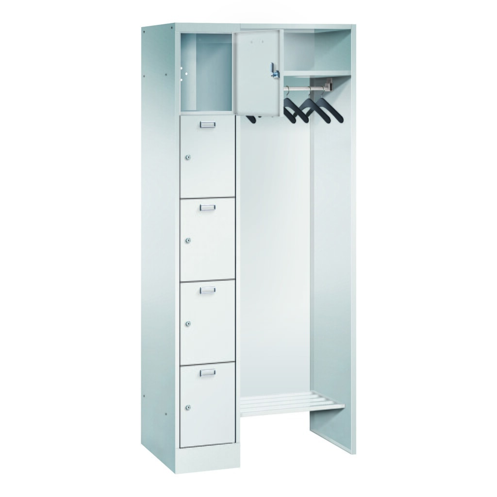Product afbeelding: Achterwand voor PAVOY lockerkast met 5 opbergplaatsen, 1x 450 mm