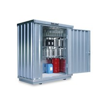 Container voor gevaarlijke stoffen, verzinkt