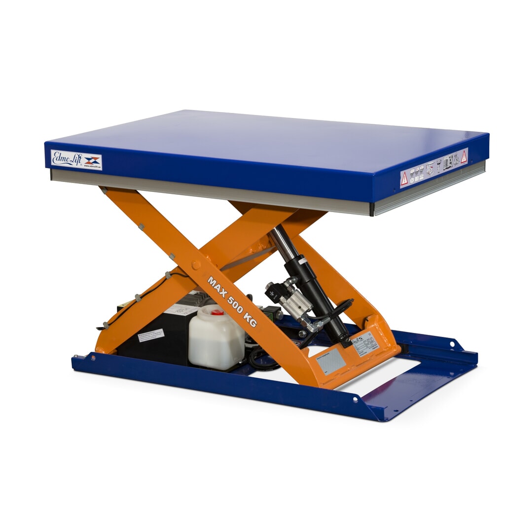 Schaarheftafel EdmoLift® C-Serie, cap. 500 kg, platform van 900 x 600 mm Product afbeelding: Schaarheftafel EdmoLift® C-Serie, cap. 500 kg, platform van 900 x 600 mm