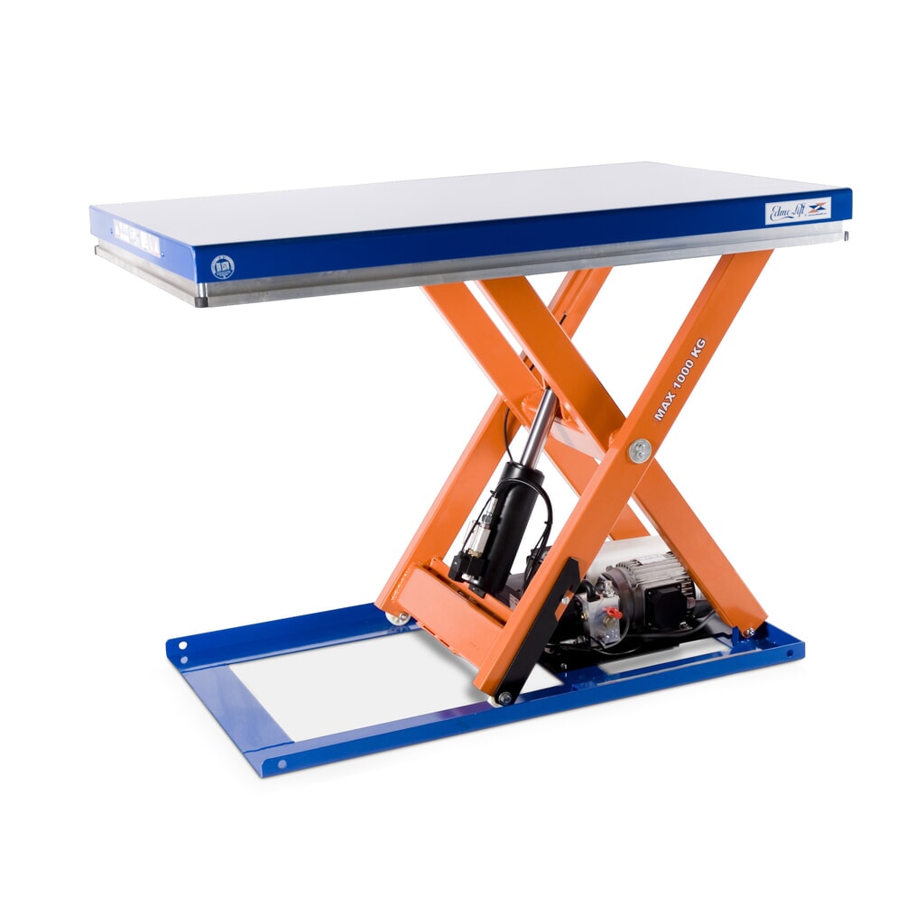 Schaarheftafel EdmoLift® T-serie, cap. 1.000 kg, platform van 1.300 x 800 mm Product afbeelding: Schaarheftafel EdmoLift® T-serie, cap. 1.000 kg, platform van 1.300 x 800 mm