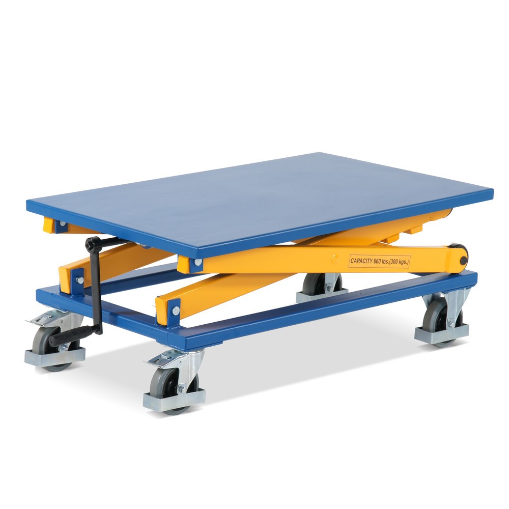 Productafbeelding nr. 3: Schaarheftafel met spindel, capaciteit 300 kg, platform van 1.150 x 750 mm
