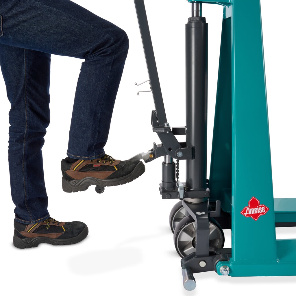 Schaarhefwagen Ameise® PTM 1.0 Scissor met snelhef, draagvermogen 1.000 kg, vorklengte 1.150 mm Productafbeelding nr. 14: Schaarhefwagen Ameise® PTM 1.0 Scissor met snelhef, draagvermogen 1.000 kg, vorklengte 1.150 mm