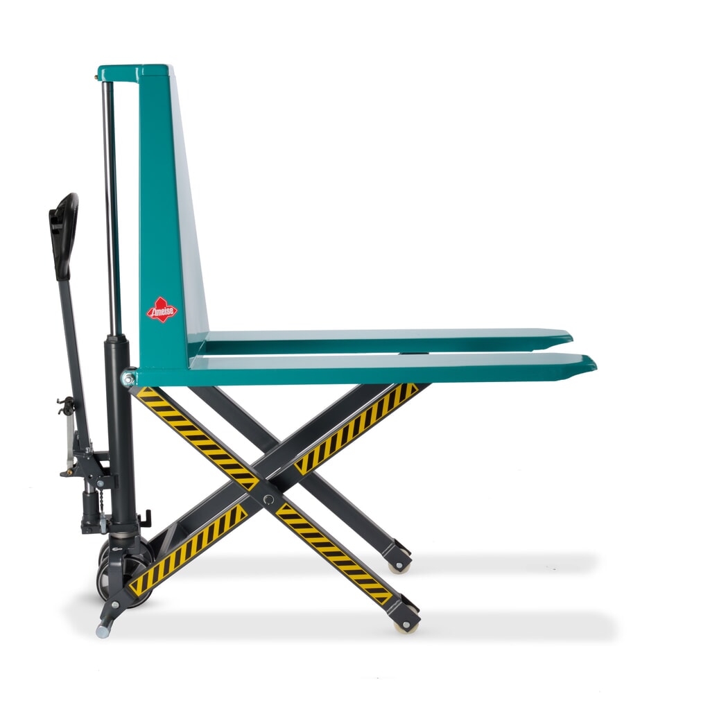 Schaarhefwagen Ameise® PTM 1.0 Scissor met snelhef, draagvermogen 1.000 kg, vorklengte 1.150 mm Product afbeelding: Schaarhefwagen Ameise® PTM 1.0 Scissor met snelhef, draagvermogen 1.000 kg, vorklengte 1.150 mm