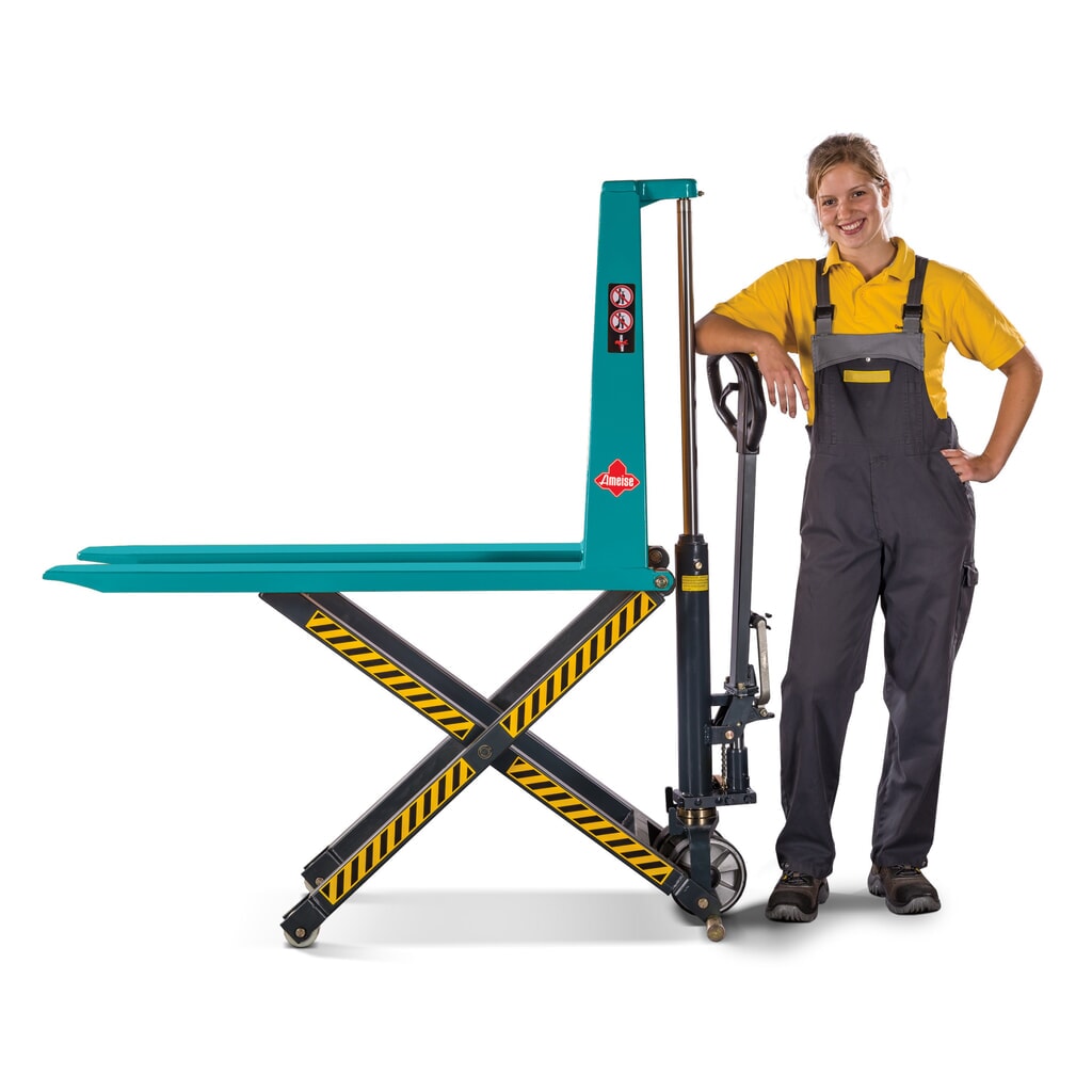 Schaarhefwagen Ameise® PTM 1.0 Scissor met snelhef, draagvermogen 1.000 kg, vorklengte 1.150 mm Productafbeelding nr. 16: Schaarhefwagen Ameise® PTM 1.0 Scissor met snelhef, draagvermogen 1.000 kg, vorklengte 1.150 mm