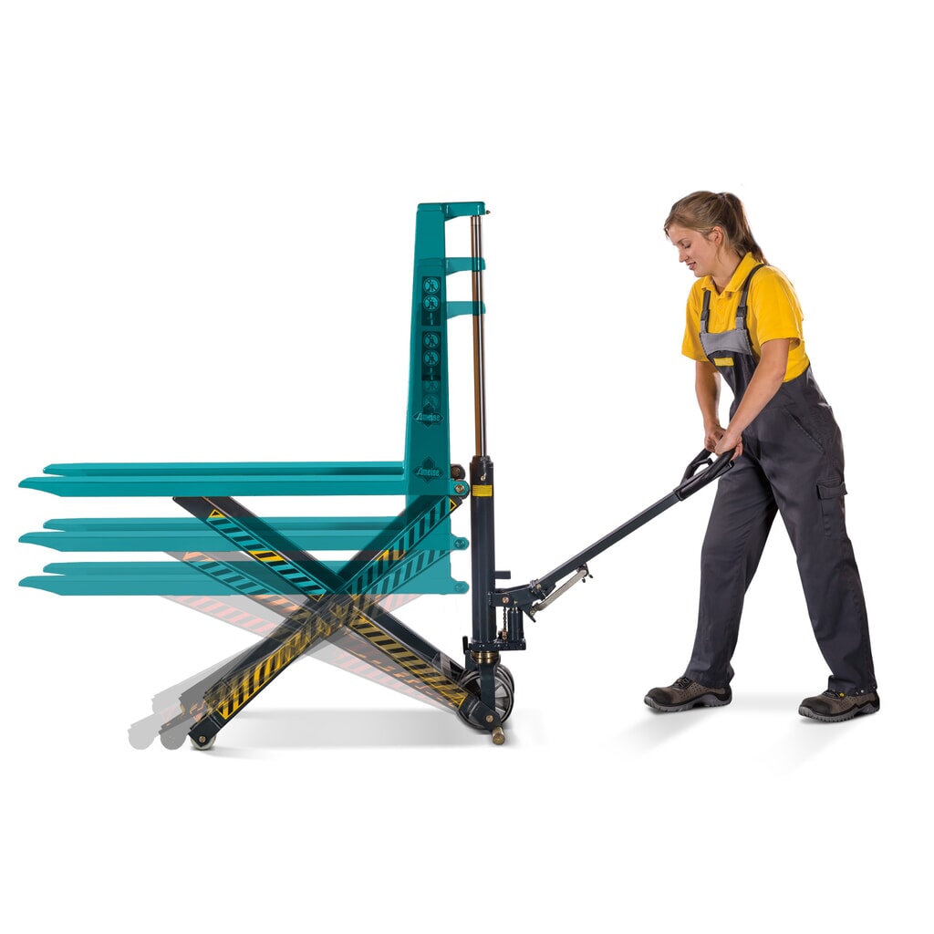 Productafbeelding nr. 18: Schaarhefwagen Ameise® PTM 1.0 Scissor met snelhef, draagvermogen 1.000 kg, vorklengte 1.150 mm
