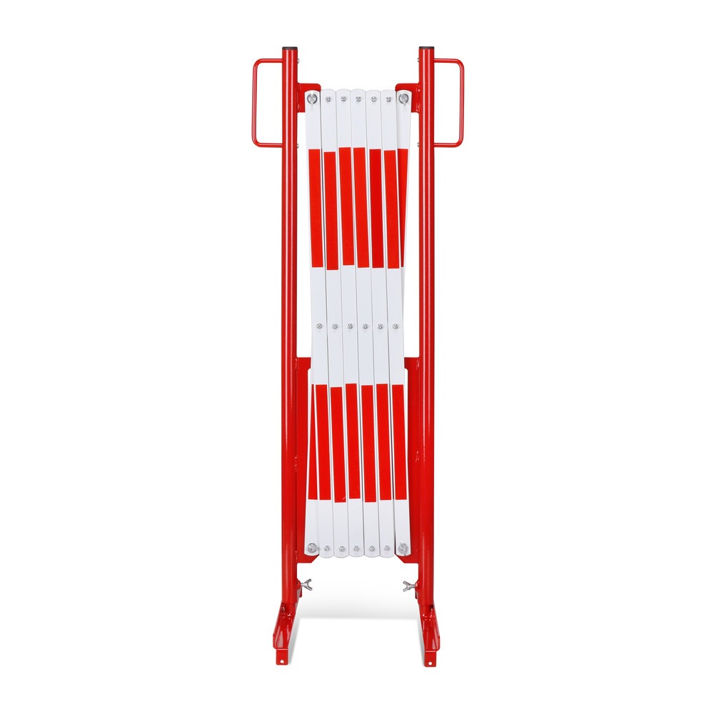 Productafbeelding nr. 1: Schaarhek, voetjes aan beide zijden, breedte 3.600 mm, rood/wit