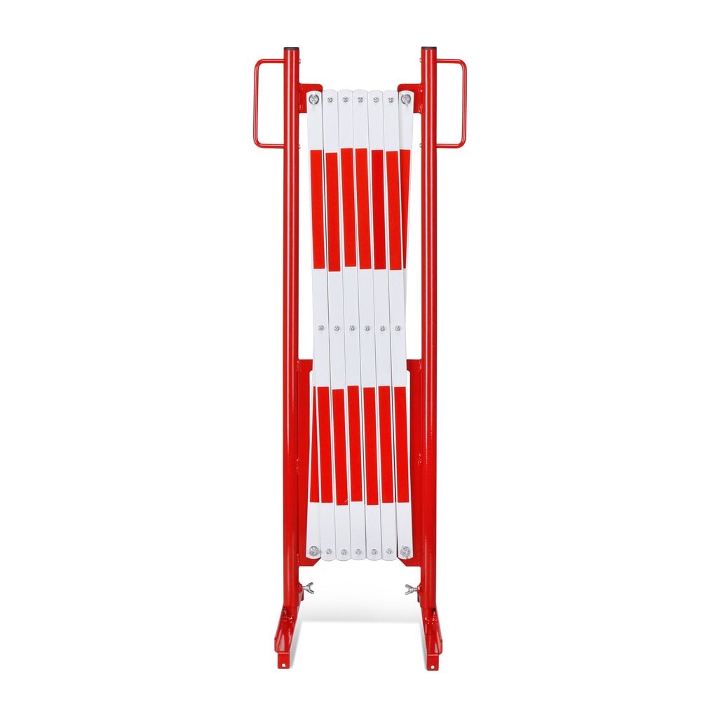 Productafbeelding nr. 1: Schaarhek, voetjes aan beide zijden, breedte 3.600 mm, rood/wit