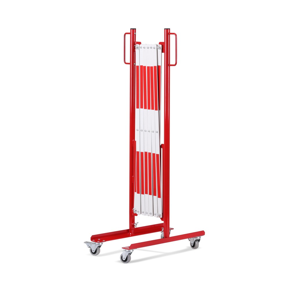 Productafbeelding nr. 2: Schaarhek, wielen aan beide zijden, breedte 3.600 mm, rood/wit