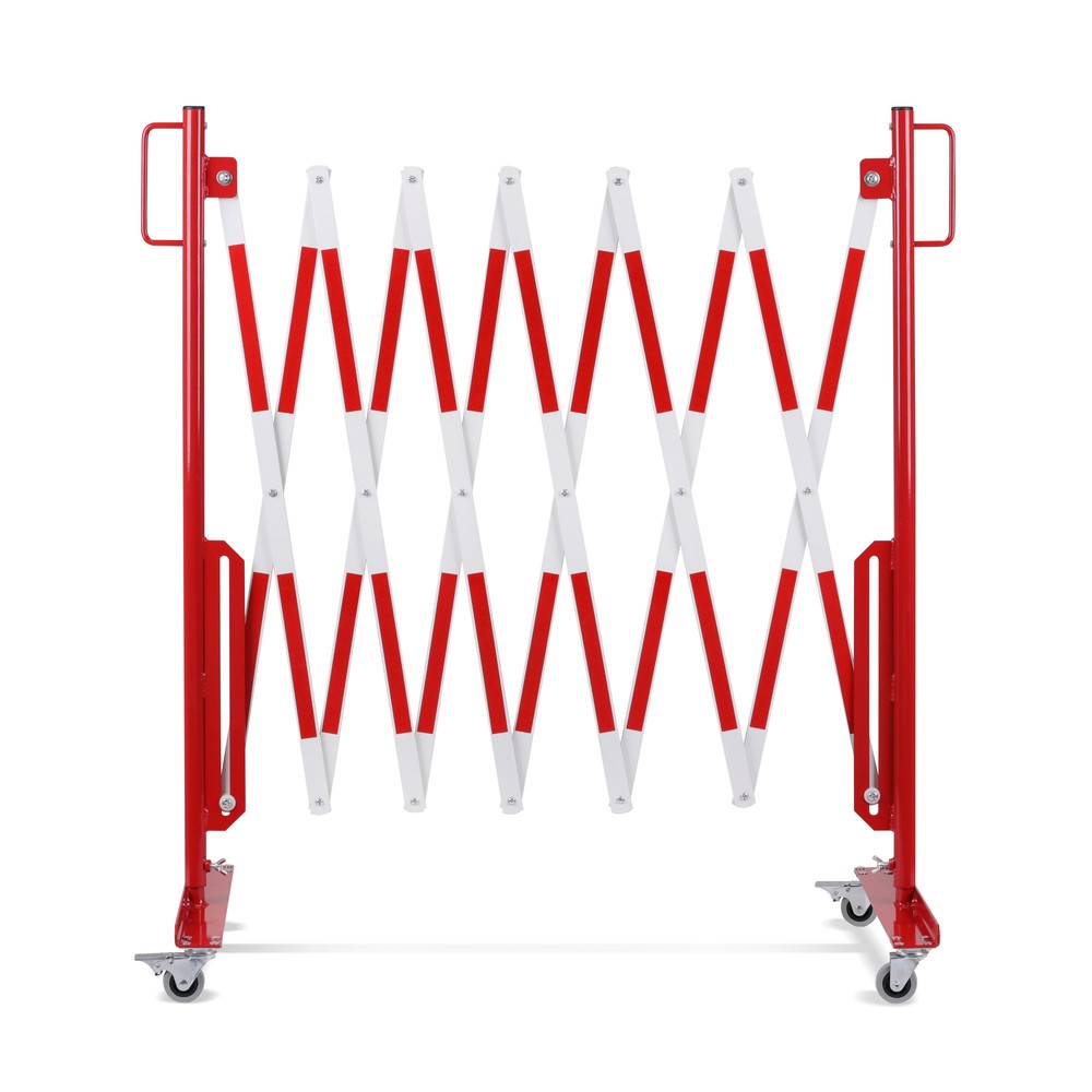 Productafbeelding nr. 5: Schaarhek, wielen aan beide zijden, breedte 3.600 mm, rood/wit