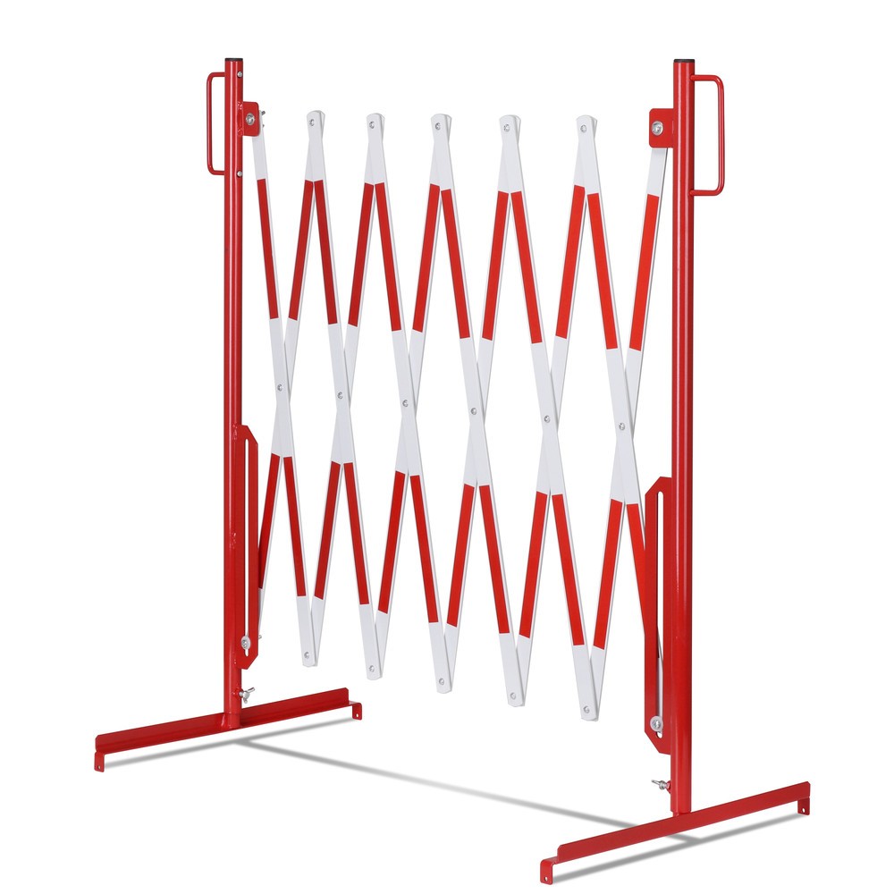 Productafbeelding nr. 6: Schaarhek, voetjes aan beide zijden, breedte 3.600 mm, rood/wit