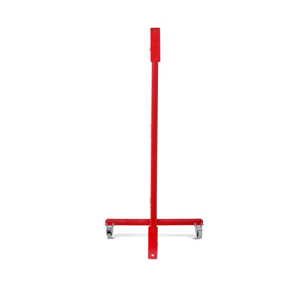 Productafbeelding nr. 7: Schaarhek, wiel aan één zijde, wandmontage, breedte 4.000 mm, rood/wit