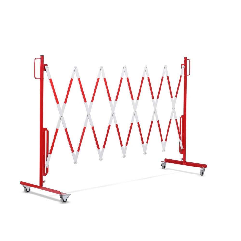 Productafbeelding nr. 10: Schaarhek, wielen aan beide zijden, breedte 3.600 mm, rood/wit