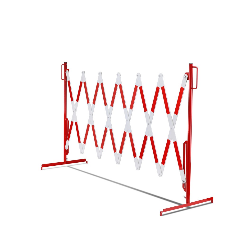 Productafbeelding nr. 11: Schaarhek, voetjes aan beide zijden, breedte 4.000 mm, rood/wit