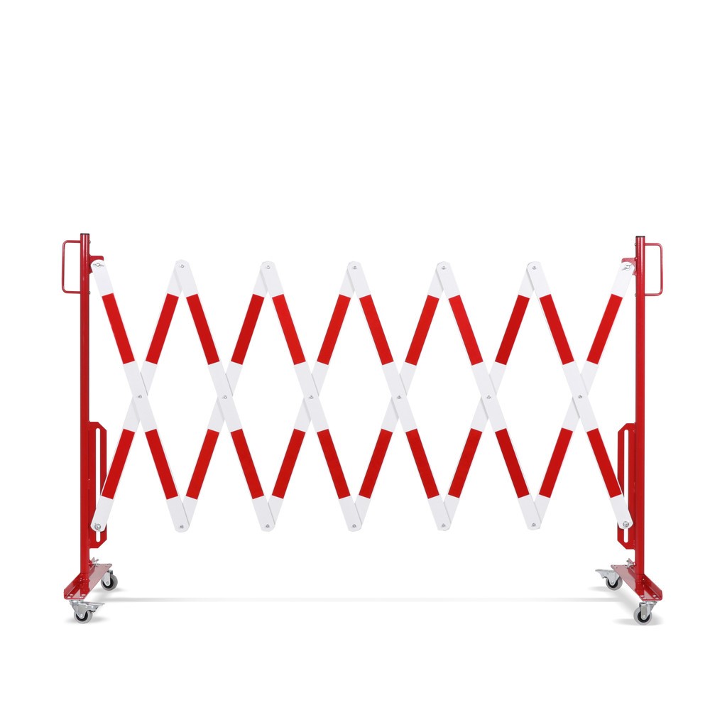 Productafbeelding nr. 11: Schaarhek, wielen aan beide zijden, breedte 4.000 mm, rood/wit