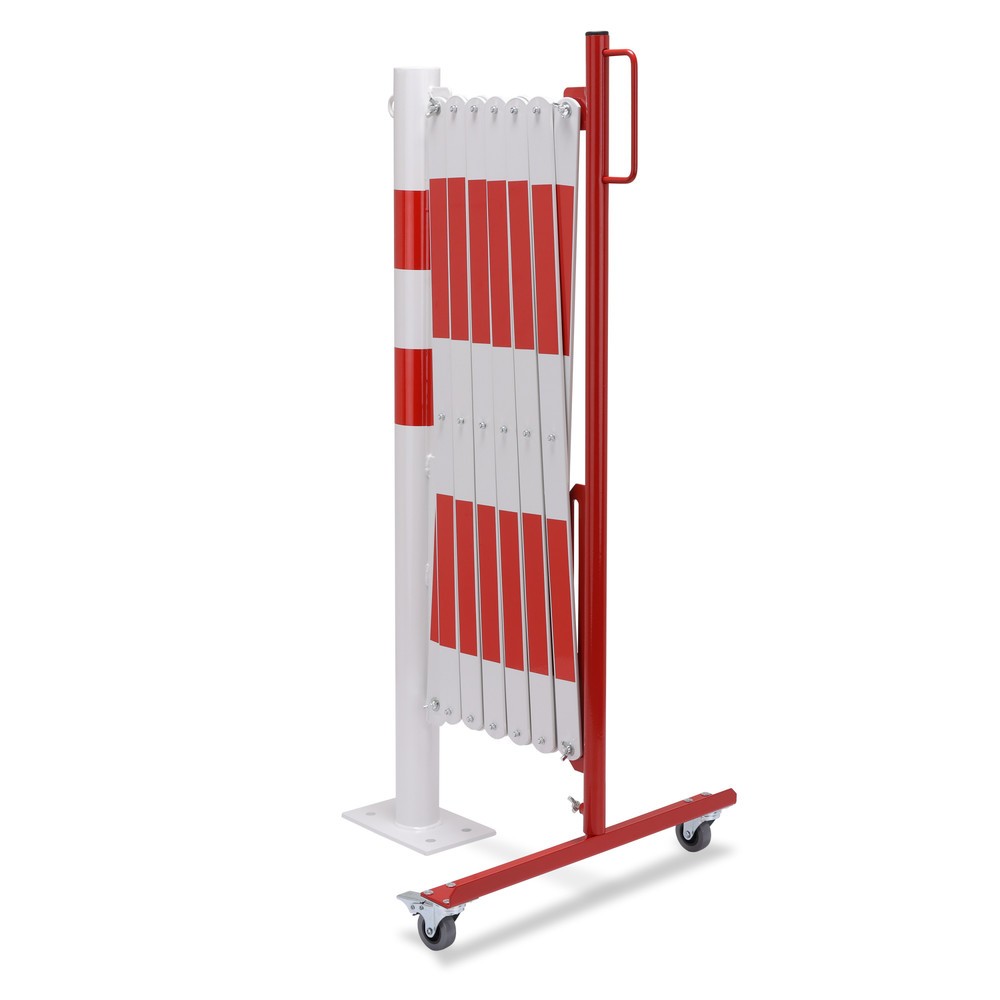 Productafbeelding nr. 2: Schaarhek met afzetpaal, Ø 60 mm, breedte 4.000 mm, rood/wit