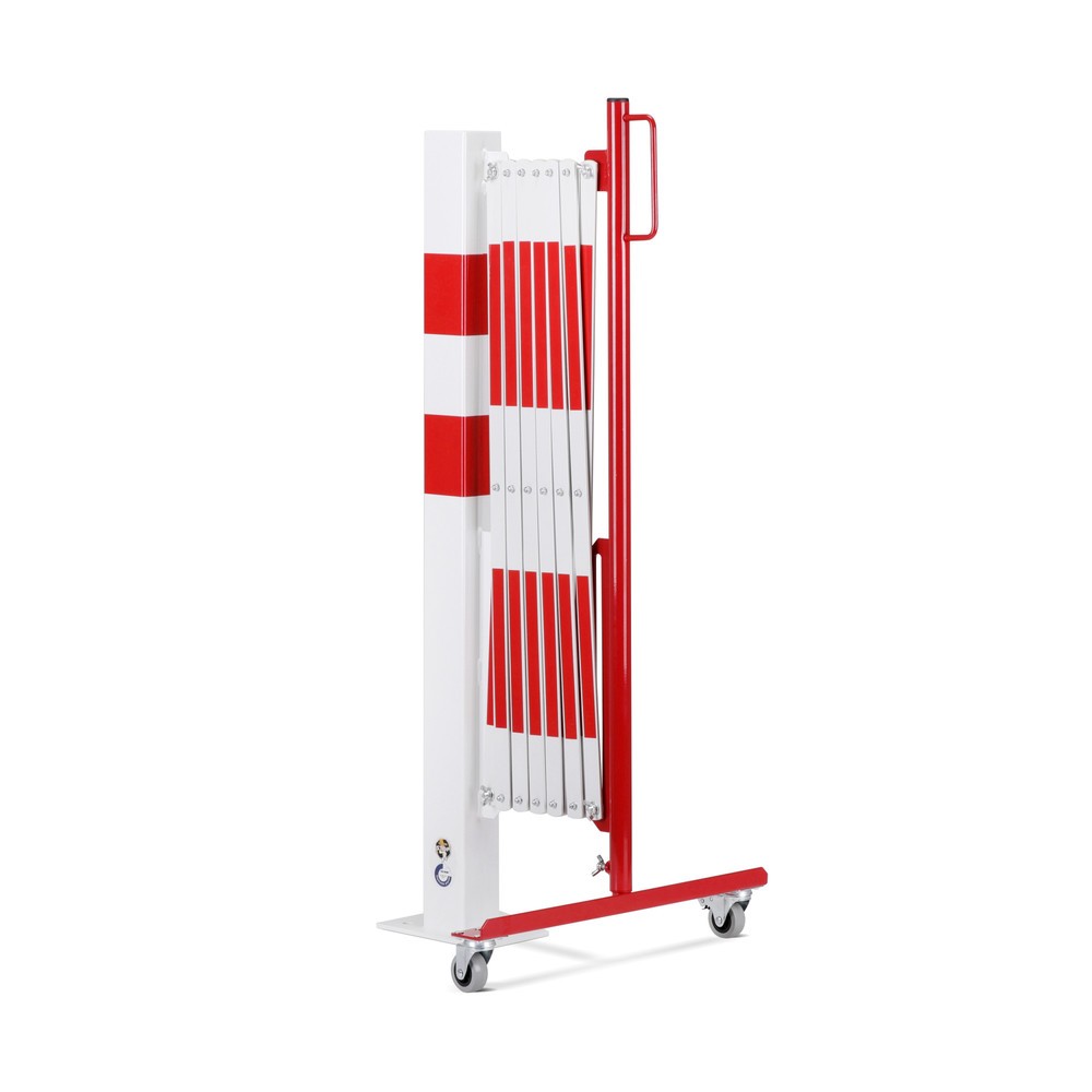 Productafbeelding nr. 2: Schaarhek met afzetpaal, 70 x 70 mm, breedte 3.600, rood/wit