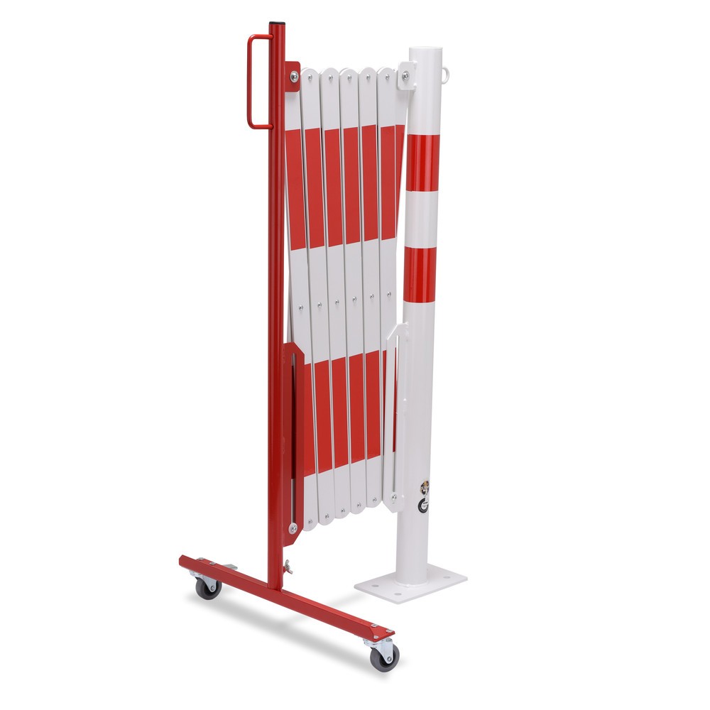 Productafbeelding nr. 4: Schaarhek met afzetpaal, Ø 60 mm, breedte 4.000 mm, rood/wit