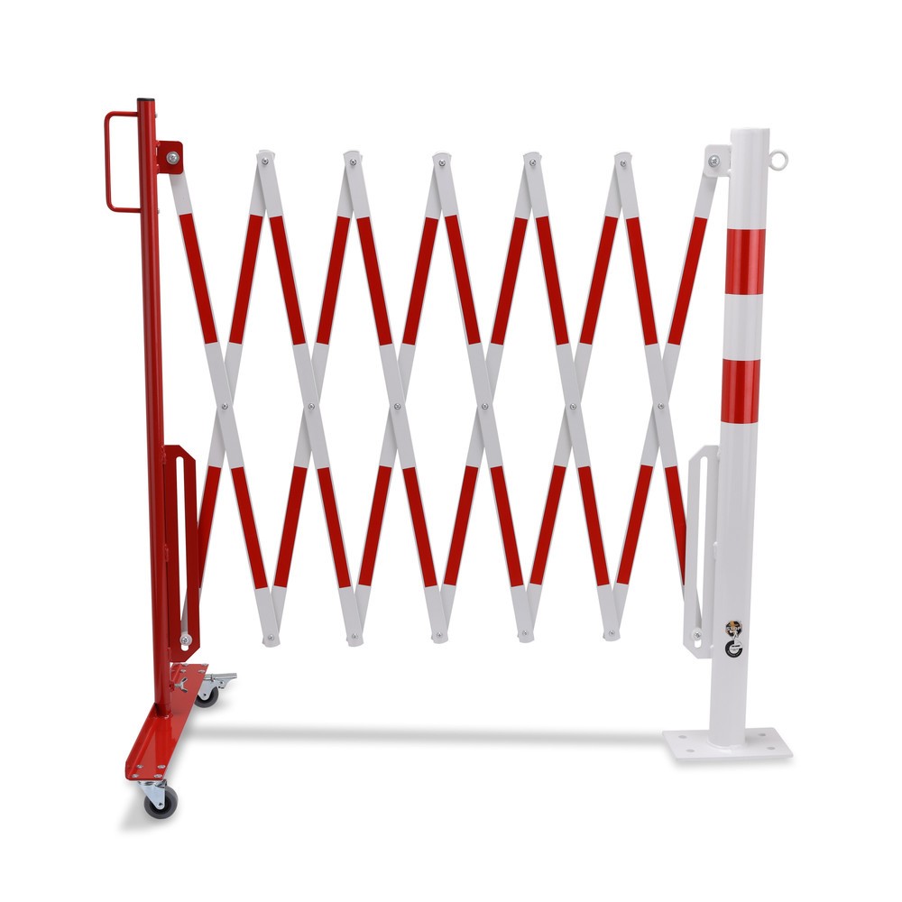Productafbeelding nr. 5: Schaarhek met afzetpaal, Ø 60 mm, breedte 3.600 mm, rood/wit