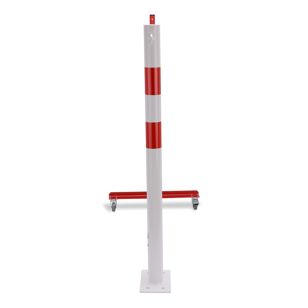 Productafbeelding nr. 7: Schaarhek met afzetpaal, Ø 60 mm, breedte 4.000 mm, rood/wit
