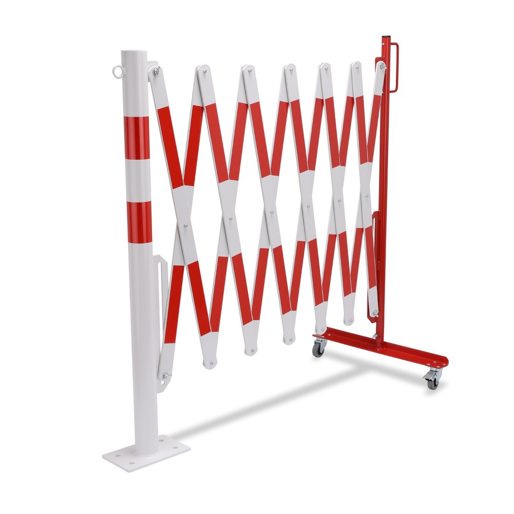 Productafbeelding nr. 8: Schaarhek met afzetpaal, Ø 60 mm, breedte 4.000 mm, rood/wit