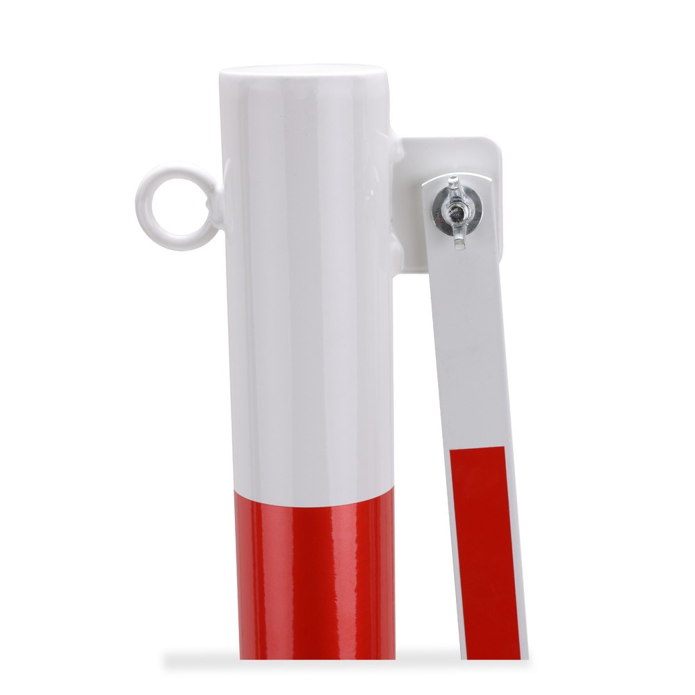 Productafbeelding nr. 9: Schaarhek met afzetpaal, Ø 60 mm, breedte 3.600 mm, rood/wit