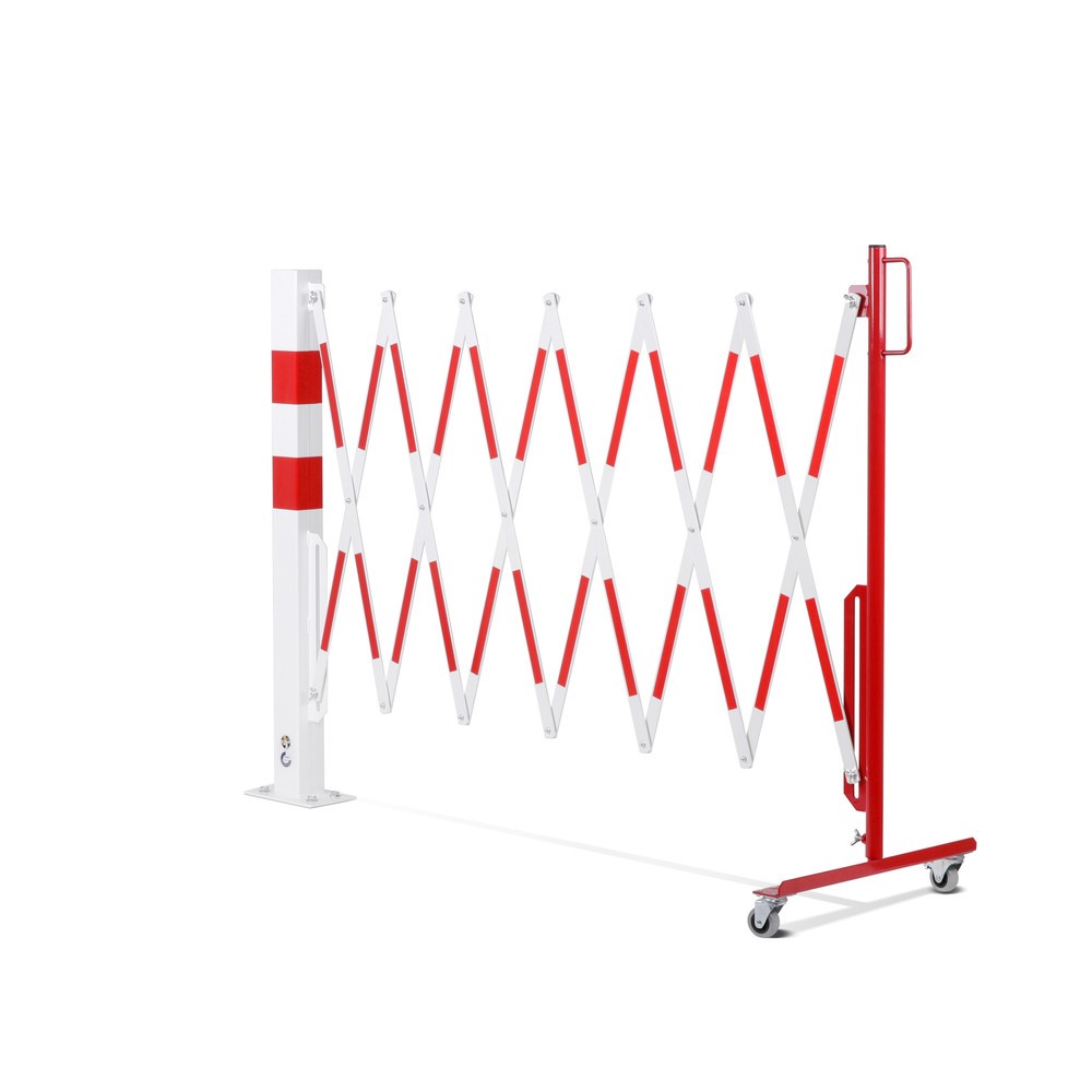 Productafbeelding nr. 10: Schaarhek met afzetpaal, 70 x 70 mm, breedte 3.600, rood/wit