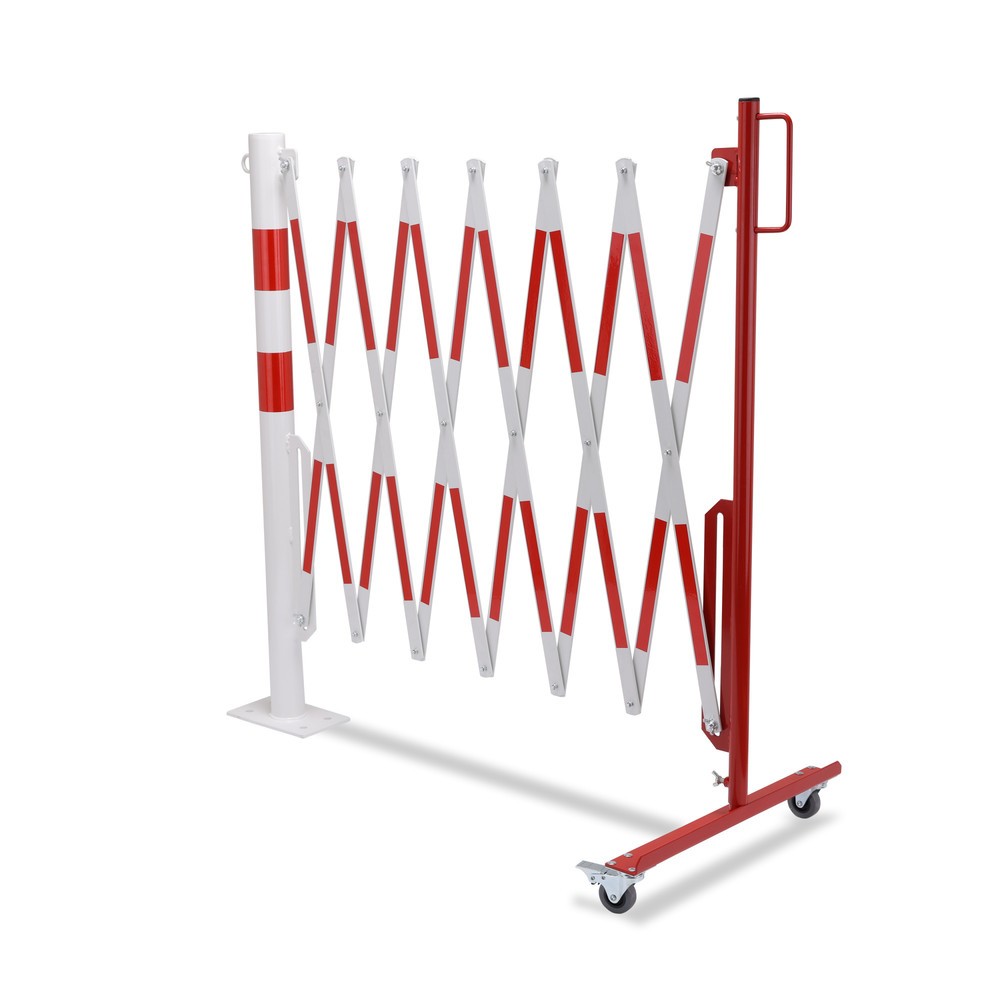 Productafbeelding nr. 11: Schaarhek met afzetpaal, Ø 60 mm, breedte 3.600 mm, rood/wit