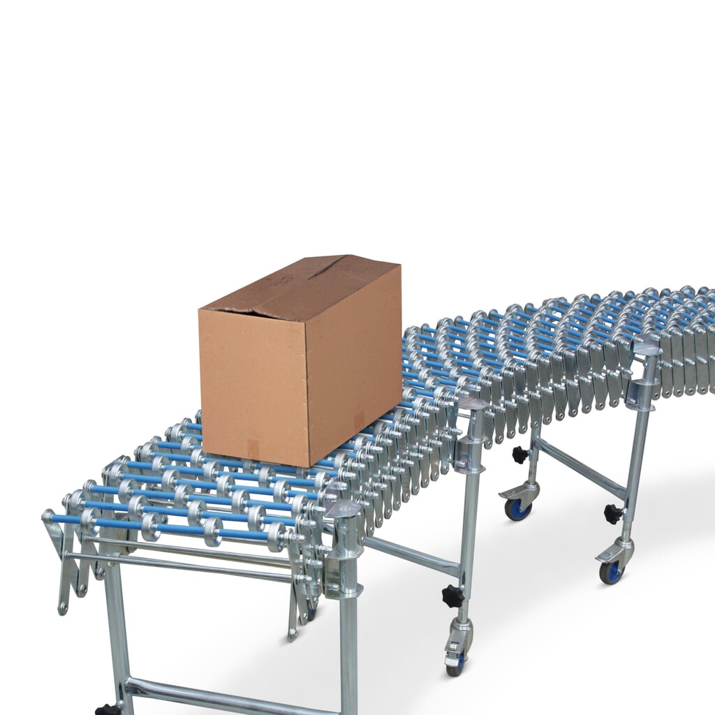 Schaarrollenbaan, lengte 2,8 - 9,6 m, breedte 600 mm Product afbeelding: Schaarrollenbaan, lengte 2,8 - 9,6 m, breedte 600 mm