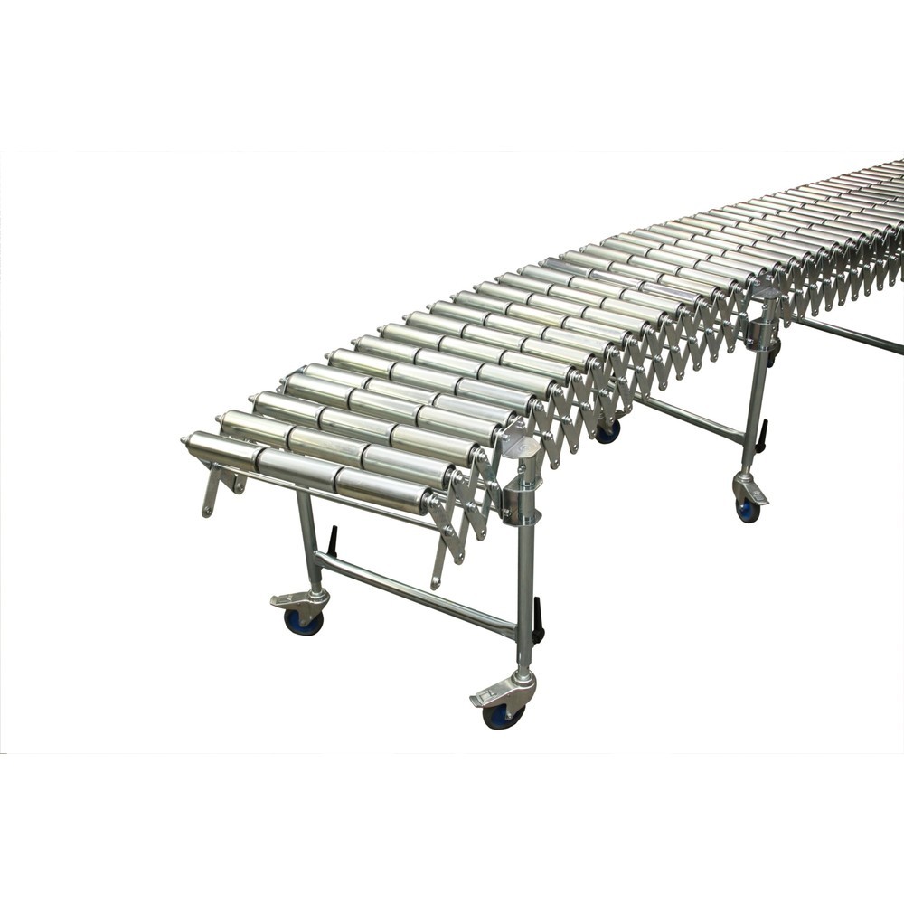 Product afbeelding: Schaarrollenbaan, stalen rollen, Ø 50 mm, baanlengte 2,7-6,2 m, baanbreedte 800 mm
