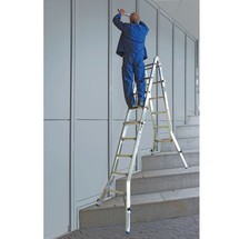 Productafbeelding nr. 6: Scharnier-telescoopladder KRAUSE® met 4 geïntegreerde boomverlengingen, max. lengte 4,20 m