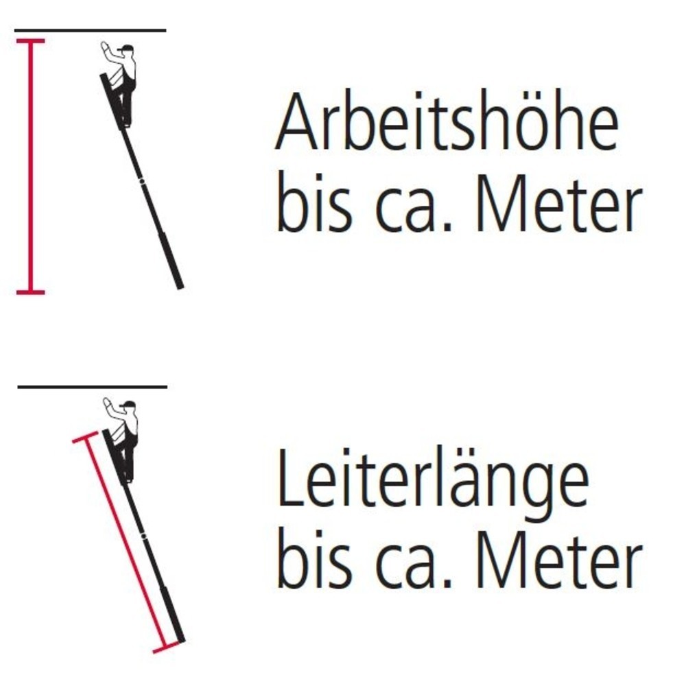 Productafbeelding nr. 6: Universele vouwladder BASIC, totale lengte 4,60 m, zonder platform