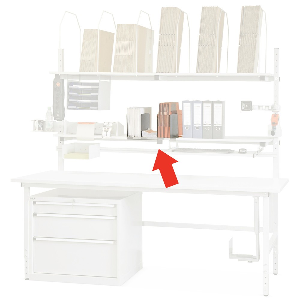 Product afbeelding: Scheidingsplaten voor paktafel, 3 stuks, verzinkt