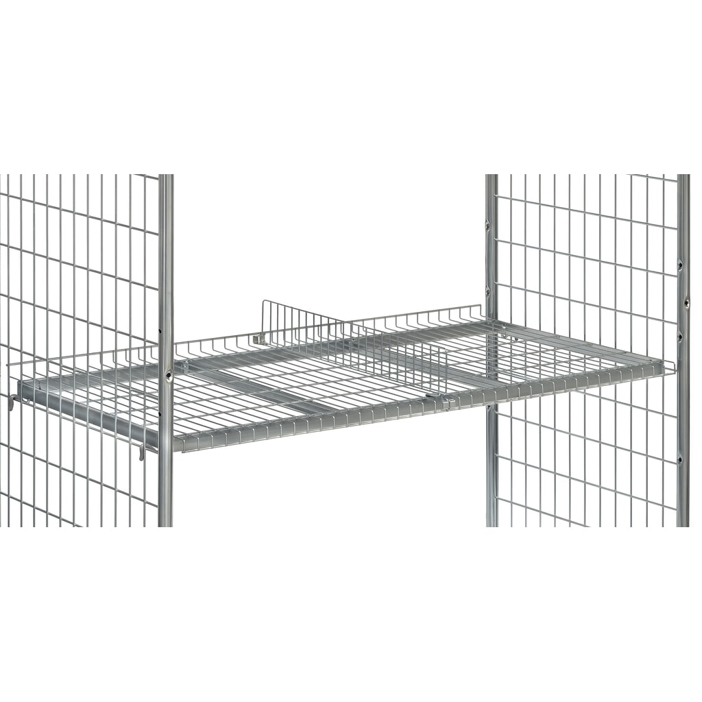 Scheidingsrooster voor gaaslegbord voor orderpickwagen fetra®, breedte 510 mm Product afbeelding: Scheidingsrooster voor gaaslegbord voor orderpickwagen fetra®, breedte 510 mm