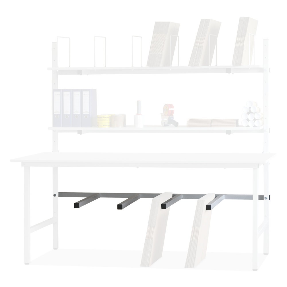 Product afbeelding: Scheidingsstaven voor verpakkingsmateriaal voor paktafel, breedte 2.000 mm, lichtgrijs