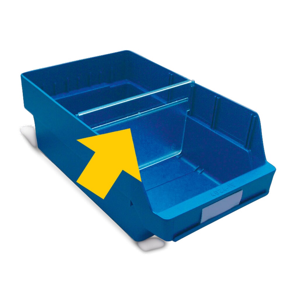 Product afbeelding: Scheidingswanden voor inkijkbare magazijnbakken XXL, bxh 240 x 150 mm