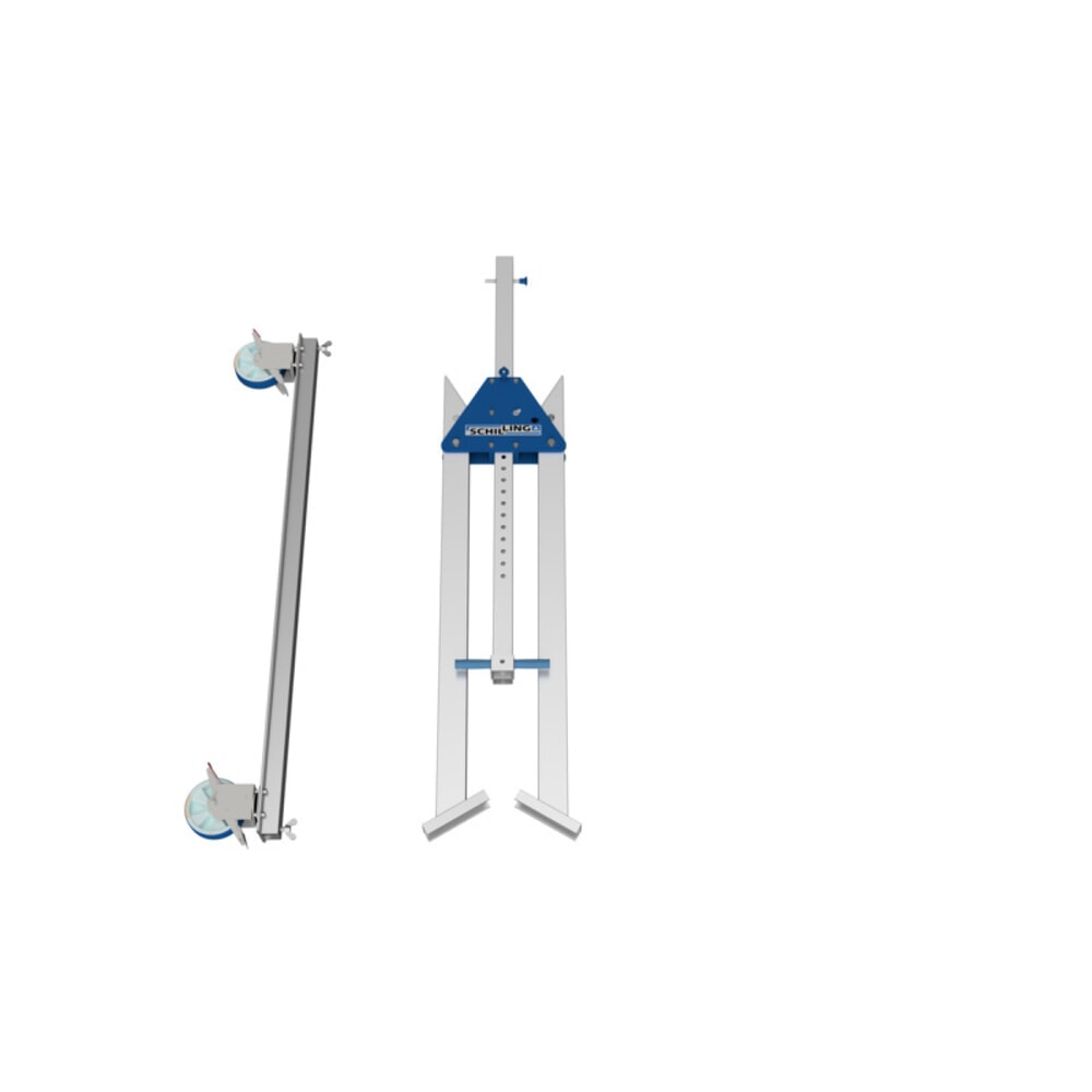 Productafbeelding nr. 4: Aluminium portaalkraan met deelbare dubbele traverse, verrijdbaar, inhaakpunt 2.613-3.363 mm, draagvermogen 2.000 kg